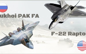 Đối đầu Mỹ - Nga: Tiêm kích tàng hình F-22 "lấy thịt đè" Su-57 PAK-FA, chỉ thế là giỏi?