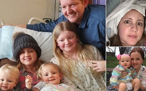 Bị ung thư não, mẹ bầu dũng cảm đã làm điều phi thường này để con gái chào đời an toàn