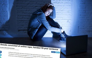 Người đàn ông Thụy Điển bị kết án 10 năm vì có hành vi “hiếp dâm online"