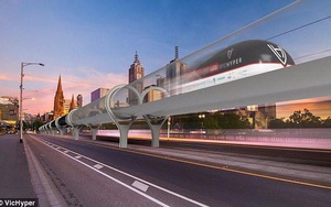 Tàu siêu tốc đi xuyên nước Úc hết 53 phút, đạt tốc độ chóng mặt 1.200 km/h