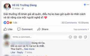 Trường Giang hậu ‘trắng tay’ tại VTV Awards 2017: ‘Giải thưởng rồi khán giả sẽ quên’