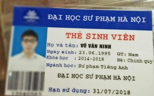 CHOÁNG VỚI CÔNG NGHỆ “THẺ SINH VIÊN” GIẢ: Gắn mác “Sinh viên Đại học Sư phạm Hà Nội” chỉ với…. 50.000 đồng!