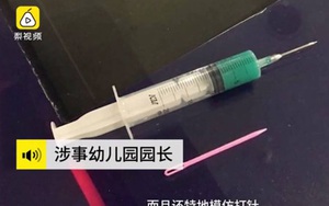 9 bé mầm non bị cô giáo đâm kim tiêm vào người do không nghe lời