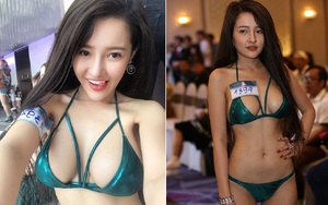 Hình ảnh trái ngược hoàn toàn khi selfie và đi thi của Ngân 98 và loạt hotgirl
