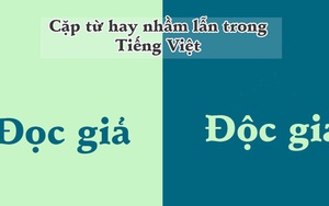 10 cặp từ ai cũng hay bị "lẫn lộn" trong Tiếng Việt