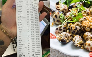 Nhóm khách "càn quét" quán ốc Sài Gòn: Ăn 400 đĩa ốc suốt 8 tiếng, tổng hóa đơn 22,4 triệu đồng