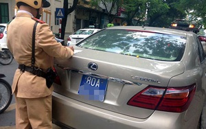Yêu cầu thu hồi biển 80A, 80B của 516 xe doanh nghiệp