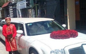Lễ rước dâu bằng 'xế độc' 3 bánh và limousine trắng ba khoang