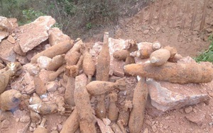 Bất ngờ phát hiện hầm chứa nhiều loại đạn pháo ở Quảng Ninh