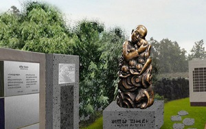 Bức tượng xin lỗi Việt Nam được dựng ở Hàn Quốc