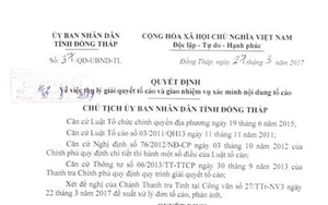 Chủ tịch UBND tỉnh Đồng Tháp tiết lộ tin người tố cáo: Có thể bị truy cứu trách nhiệm hình sự