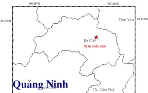 Quảng Ninh: Một ngày xảy ra 2 trận động đất