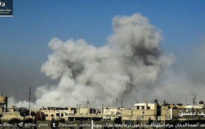 Tên lửa Syria hủy diệt kinh hoàng phiến quân cố thủ ven Damascus