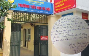 Phụ huynh viết chằng chịt ý kiến trên tờ thông báo đóng bảo hiểm Y tế của trường Tiểu học Hà Nội gây tranh cãi