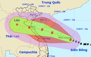 Bão số 10 có thể giật cấp 16, sóng tâm bão cao 10m