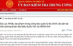 Văn phòng Đoàn ĐBQH, HĐND Gia Lai chi sai cả chục tỷ đồng
