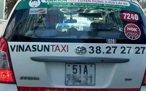 Ai đã dán decal phản đối Uber, Grab lên xe taxi của Vinasun, Mai Linh?