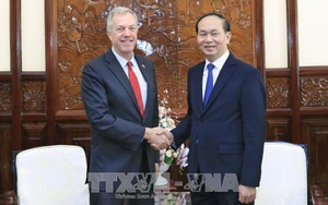 Chủ tịch nước Trần Đại Quang tiếp Đại sứ Hoa Kỳ chào kết thúc nhiệm kỳ