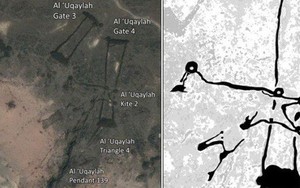 Bí ẩn những ‘hàng rào đá’ ngàn năm tuổi ở vùng sa mạc Saudi Arabia được phát hiện qua Google Earth