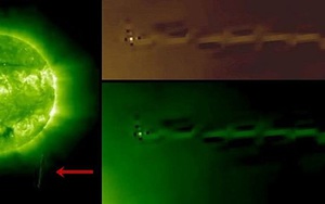 Vật thể lạ nghi là UFO xuất hiện quanh Mặt Trời khiến NASA kinh ngạc