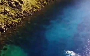 Độc đáo hồ lặn trên miệng núi lửa tại Iceland