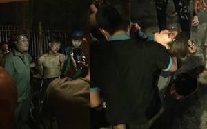 Nam thanh niên thách thức CSGT “chú bắt con đi”, rồi kề dao vào cổ bà bầu