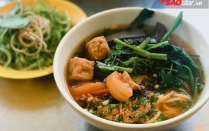 Thưởng thức hương vị đồng quê với món bún riêu, canh bún hấp dẫn tại thiên đường ăn uống Vạn Kiếp
