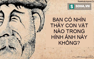 Bạn có nhìn ra con vật nào trong hình ảnh này không?