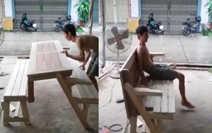 Clip: Bộ bàn ghế có khả năng "biến hình" gây sốt dân mạng