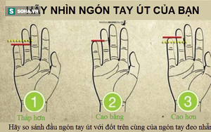 Chiều dài ngón tay út có thể tiết lộ điều gì về con người bạn?
