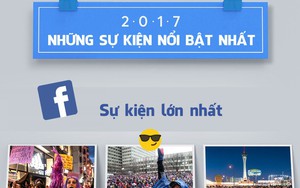 [Infographic] Những sự kiện nổi bật nhất Facebook 2017