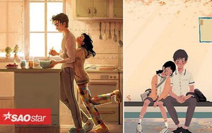 Bộ tranh khiến bạn phải nhận ra, tình yêu là những điều đơn giản mà ấm áp thế này thôi!