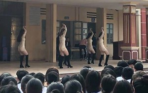Trường học bị chỉ trích vì diễn văn nghệ phản cảm như vũ trường