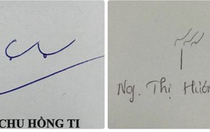 Tiếp loạt chữ ký "tượng hình": Tên Tí vẽ con chuột, tên Xuân là hình hoa lá, bướm bay