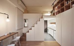 Căn hộ có gác xép có tổng diện tích chỉ 22m² đẹp không kém những căn hộ sang chảnh