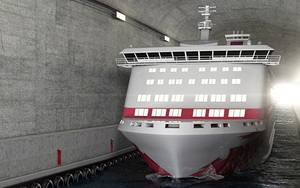 Na Uy chi hơn 300 triệu USD xây đường hầm xuyên núi dành riêng cho tàu thủy