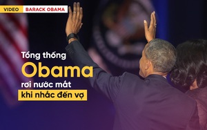[Video Vietsub] Tổng thống Obama rơi nước mắt khi nói về vợ