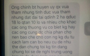 Vụ Bí thư xã bị bắt ở Thanh Hóa: Vu khống Bí thư huyện “tham ô tình dục” và “tham nhũng đất đai”