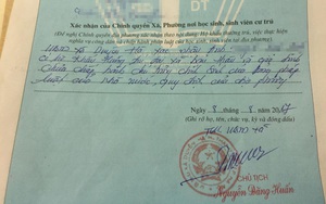Ngay giữa Hà Nội, lại thêm vụ lãnh đạo xã phê bình cả nhà khi xác nhận lý lịch nhập học