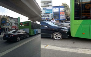 Xe biển xanh, biển đỏ lấn làn xe buýt nhanh: "Hình ảnh rất xấu"