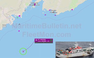 Tàu đánh cá của Nga cùng 21 ngư dân mất tích trên Biển Nhật Bản