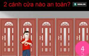 Mắc kẹt tại căn phòng sẽ nổ tung trong 5 phút: Cánh cửa nào sẽ giúp bạn thoát chết?