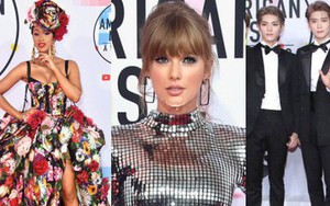 Dàn siêu sao đổ bộ thảm đỏ AMA 2018: Taylor Swift "chói lóa" cả sự kiện, xuất hiện một đại diện Kpop không phải BTS