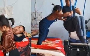 Bé gái 6 tuổi tự kiếm tiền chăm sóc cha tàn tật suốt nhiều năm
