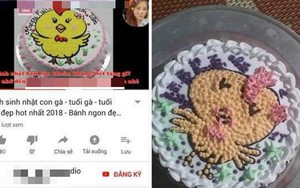 Đặt bánh sinh nhật hình gà con, mẹ trẻ tá hỏa khi nhận thành phẩm