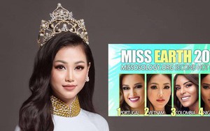 Đại diện Việt Nam được Missosology dự đoán lọt Top 2 thí sinh có ngôi vị cao nhất Miss Earth 2018