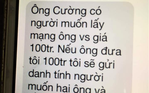 Vụ dọa giết, tống tiền Chánh văn phòng đoàn ĐBQH: Thêm một nạn nhân trình báo công an