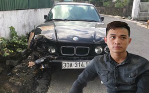 Trộm xe BMW khi đến nhà bạn chơi, trên đường đi bán thì bị tai nạn