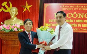 Nhân sự mới Nghệ An, Thái Bình