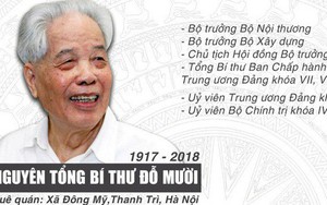 (Infographic) Những đóng góp to lớn của nguyên Tổng Bí thư Đỗ Mười